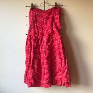 Strapless corset tube top dress perfect for summer